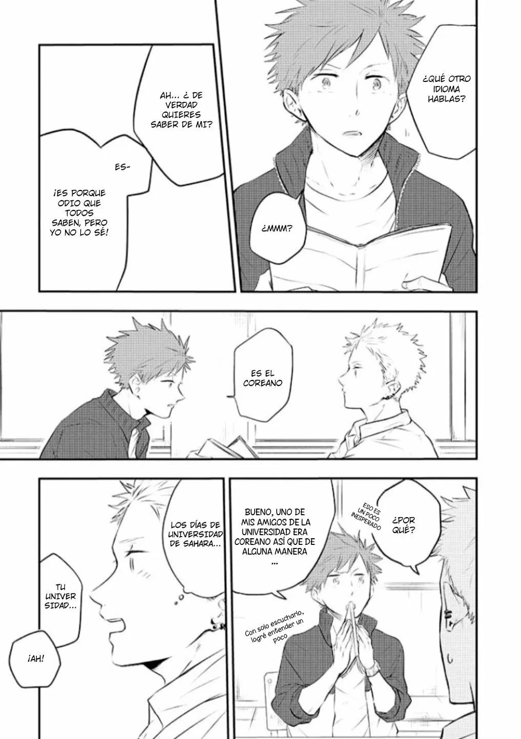 Sahara-sensei to Toki-kun - Capítulo 3 manhwa