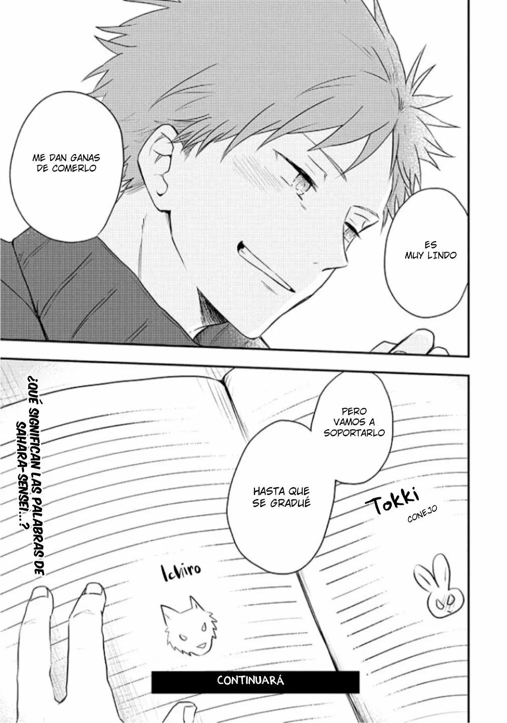 Sahara-sensei to Toki-kun - Capítulo 3 manhwa