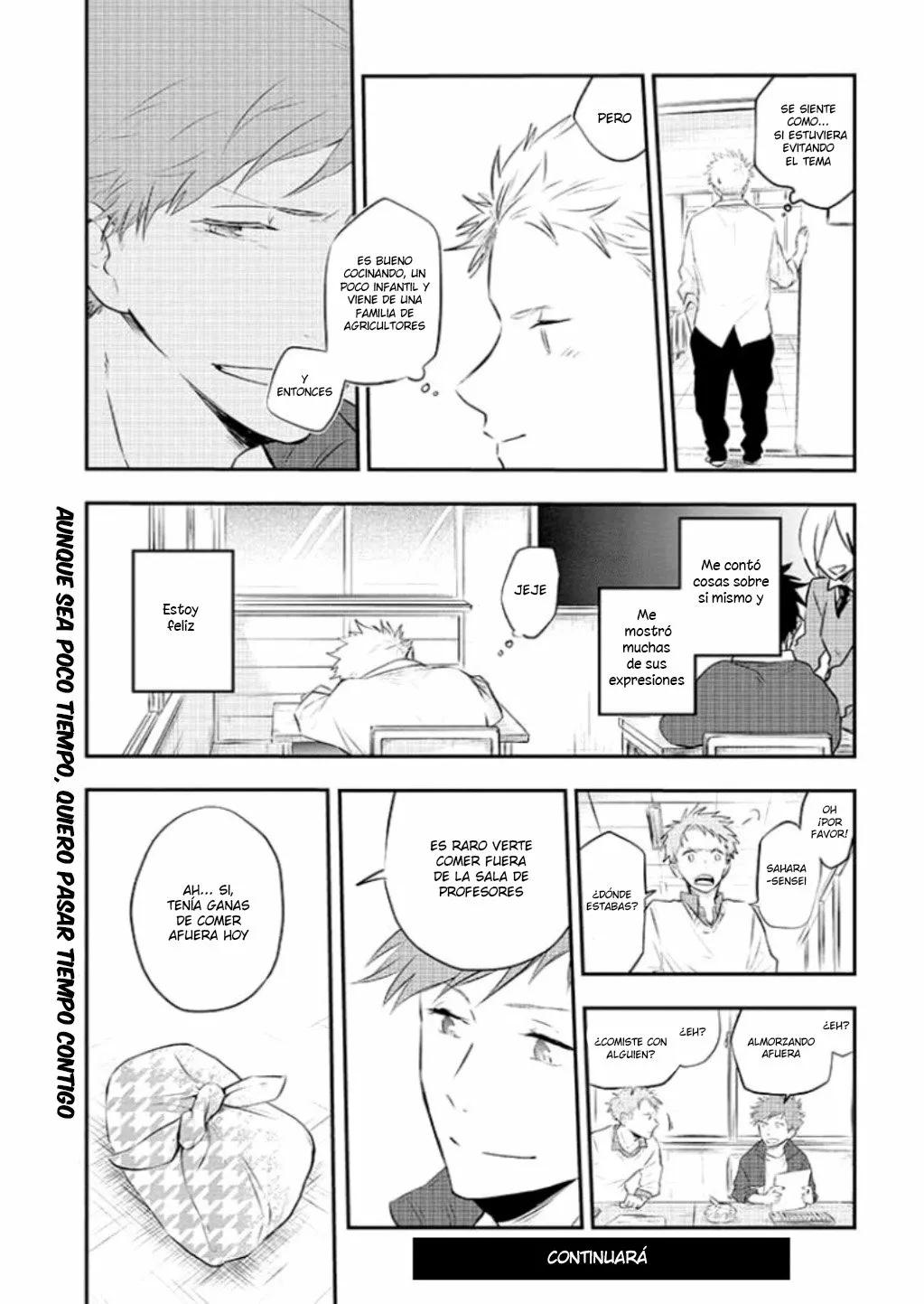 Sahara-sensei to Toki-kun - Capítulo 4 manhwa