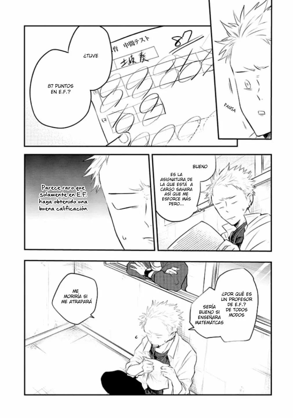 Sahara-sensei to Toki-kun - Capítulo 4 manhwa