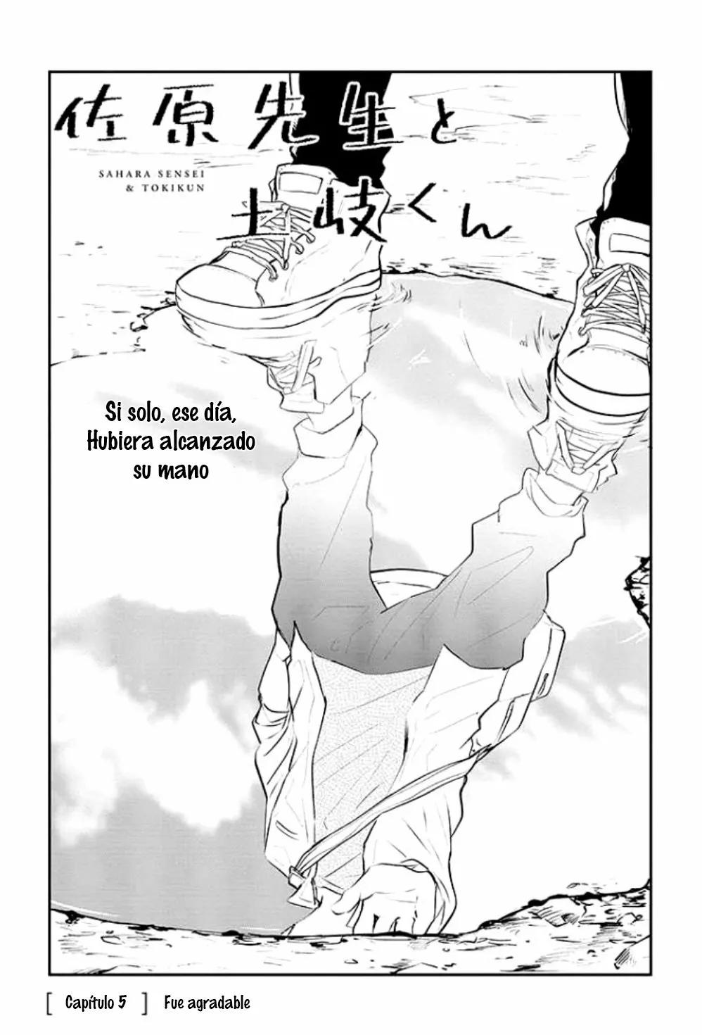 Sahara-sensei to Toki-kun - Capítulo 5 manhwa