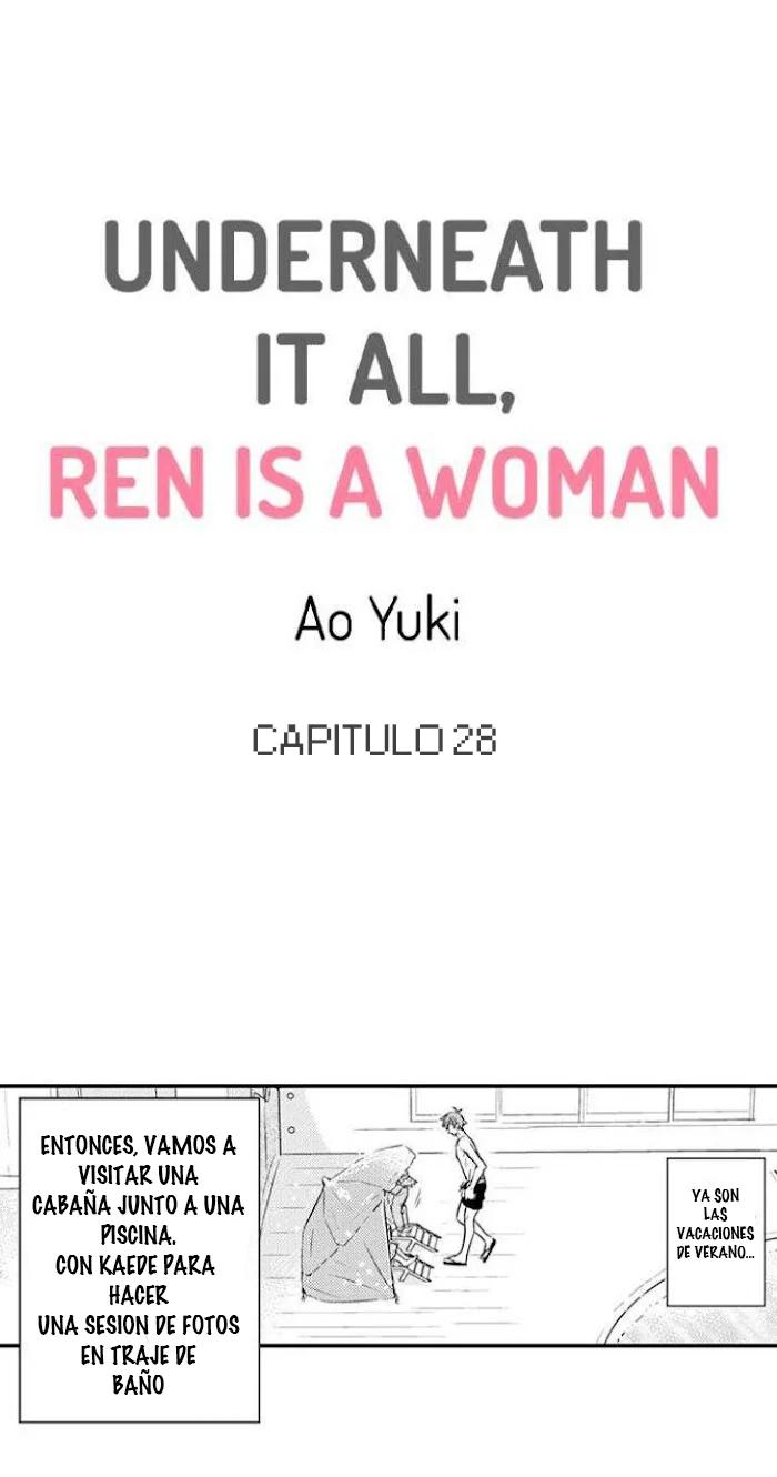 Ren-kun wa Muitara Onnanoko - Capítulo 28 manhwa