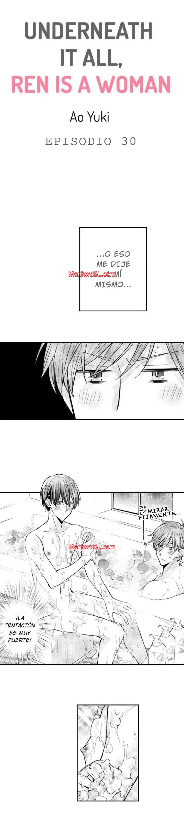 Ren-kun wa Muitara Onnanoko - Capítulo 30 manhwa