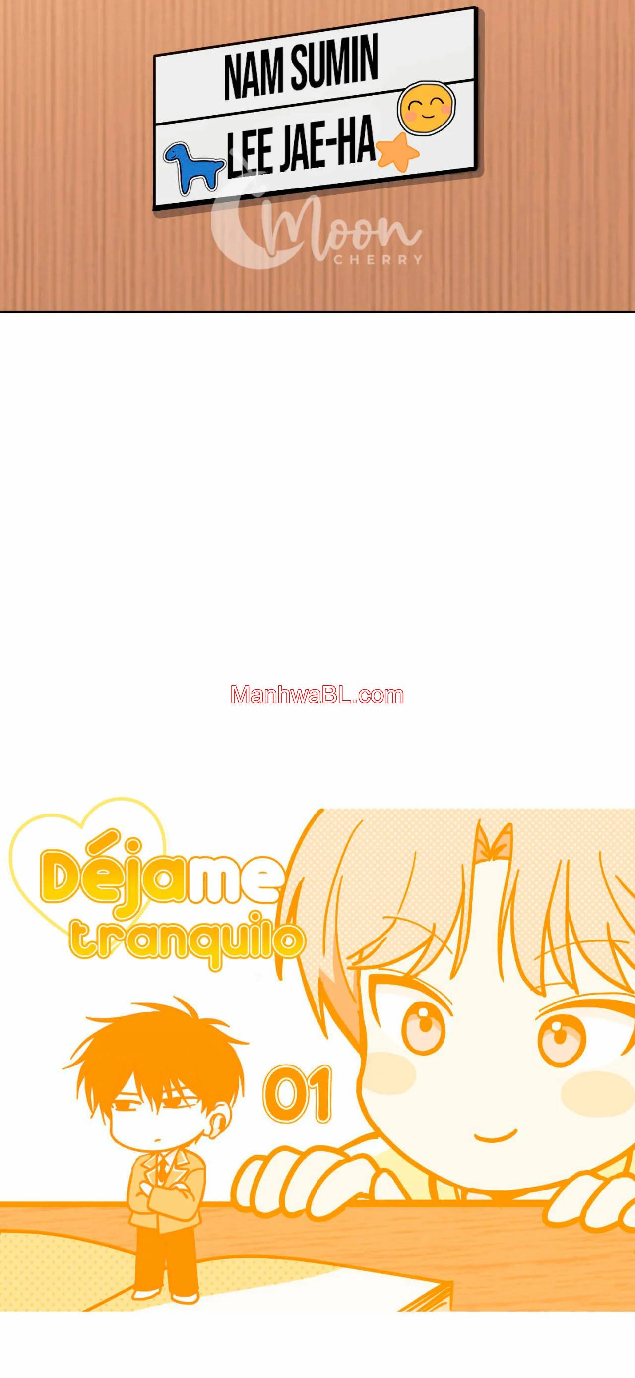 Déjame tranquilo - Capítulo 1 manhwa