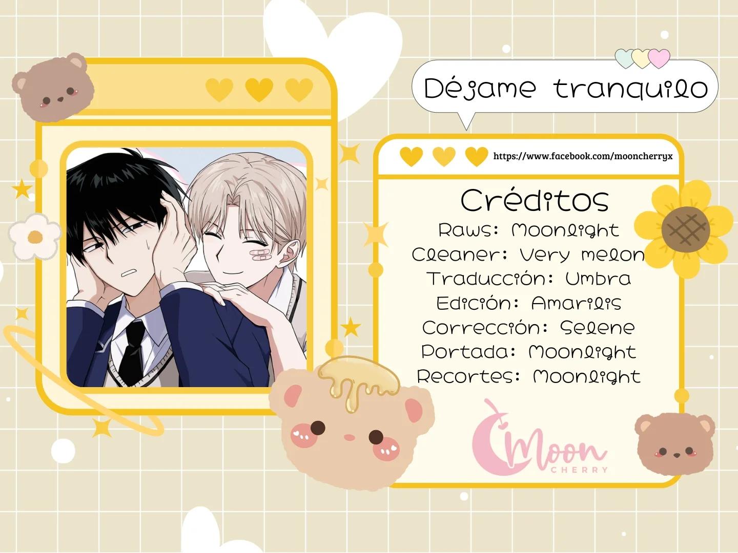 Déjame tranquilo - Capítulo 1 3 manhwa