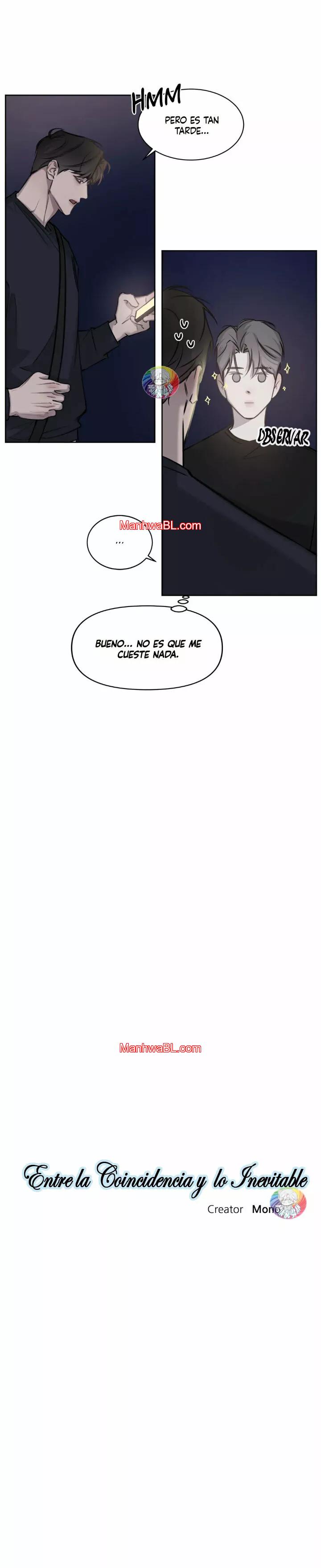 Entre la coincidencia y lo Inevitable - Capítulo 12 manhwa