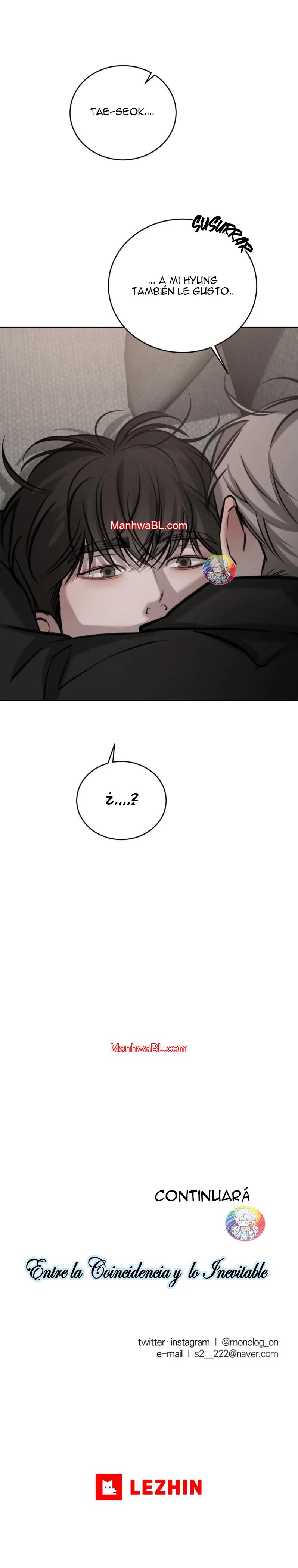 Entre la coincidencia y lo Inevitable - Capítulo 45 3 manhwa