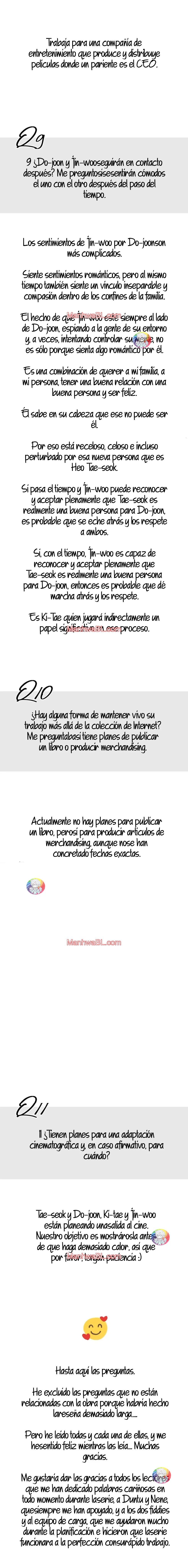 Entre la coincidencia y lo Inevitable - Capítulo 83.5 manhwa