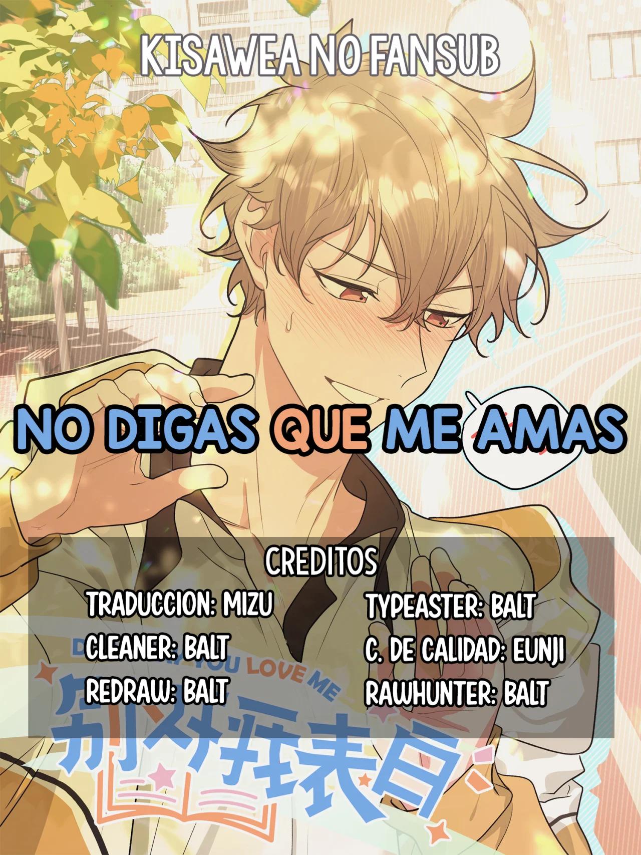 No digas que me amas - Capítulo 85 manhwa