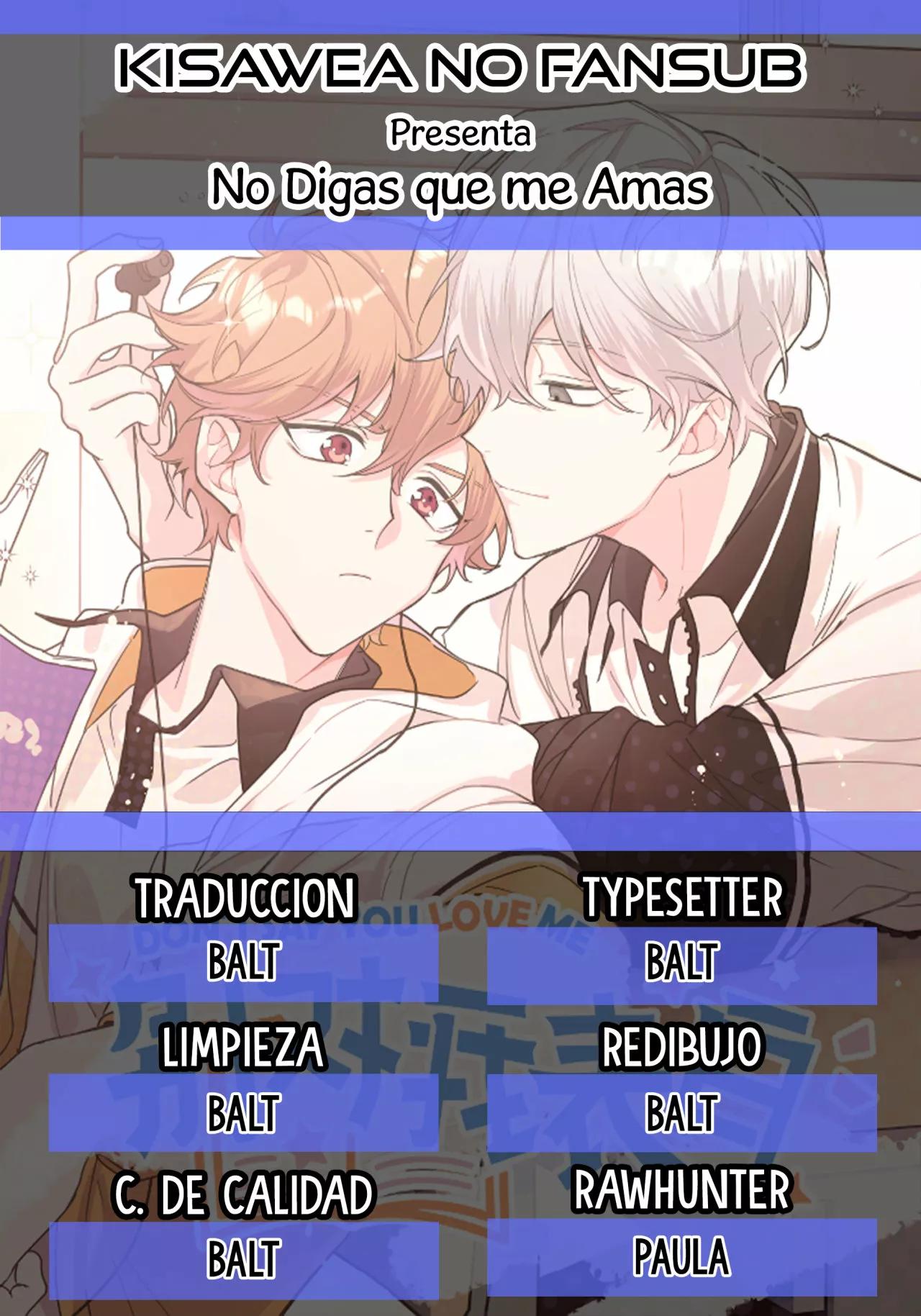 No digas que me amas - Capítulo 37 manhwa