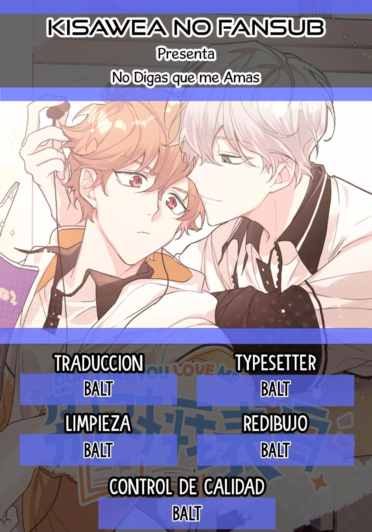 No digas que me amas - Capítulo 33.5 manhwa