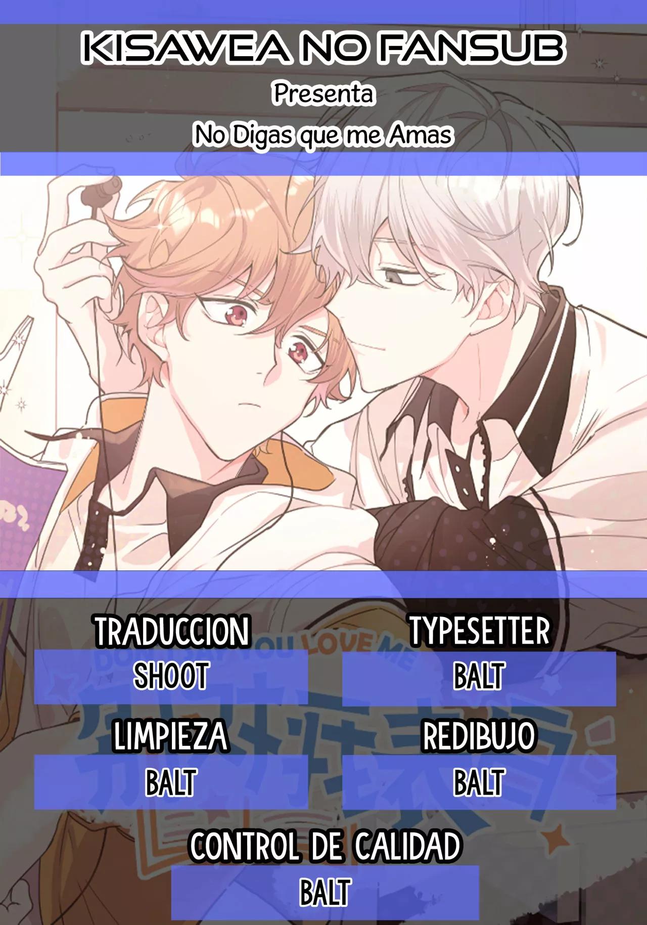 No digas que me amas - Capítulo 30 manhwa