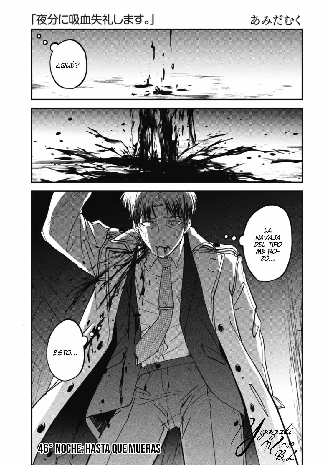 Yabun ni Kyuuketsu Shitsureishimasu. - Capítulo 46 manhwa