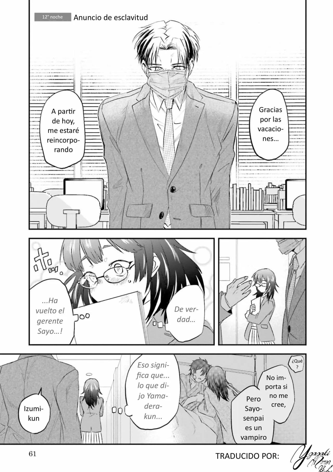 Yabun ni Kyuuketsu Shitsureishimasu. - Capítulo 12 manhwa
