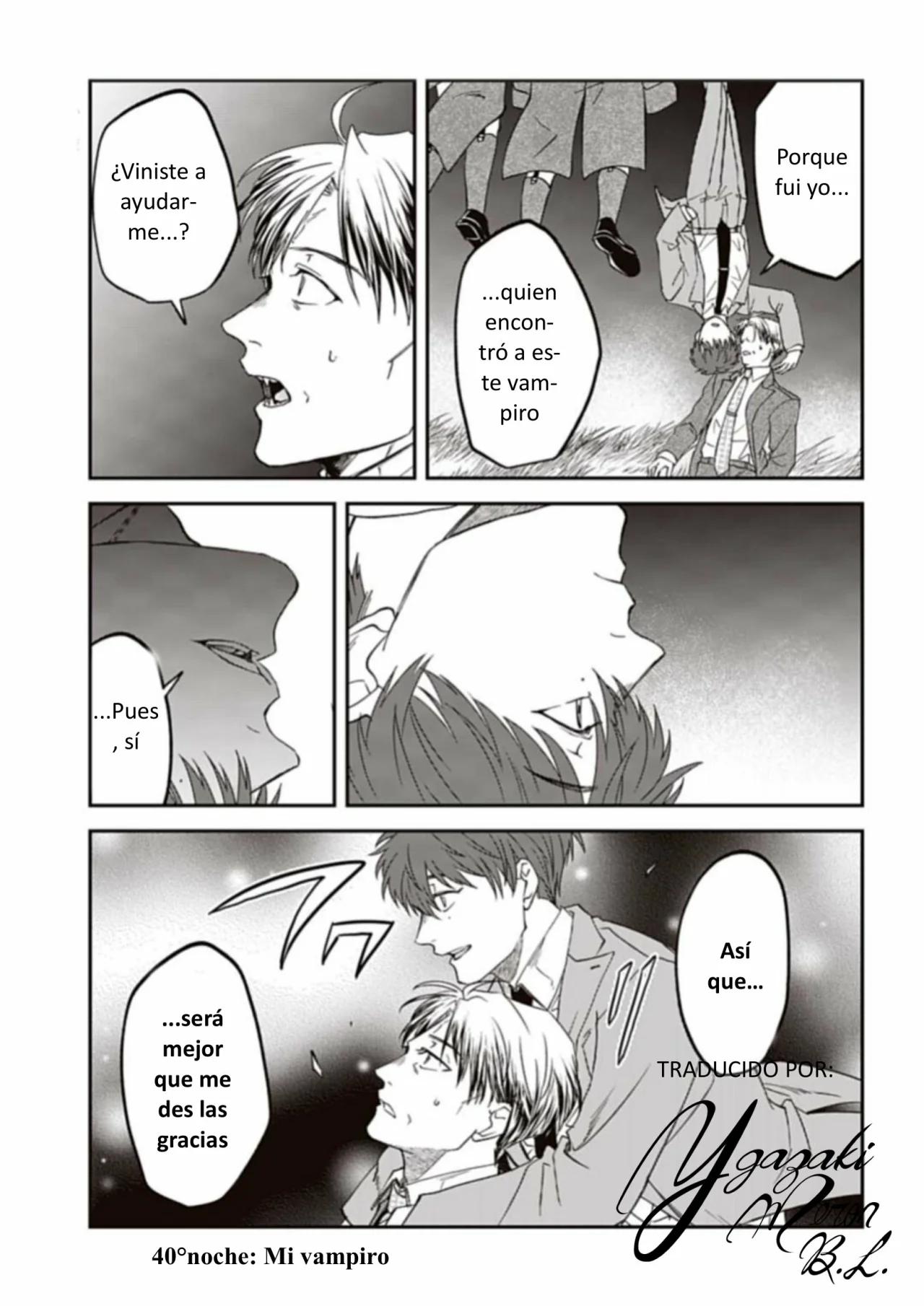 Yabun ni Kyuuketsu Shitsureishimasu. - Capítulo 40 manhwa