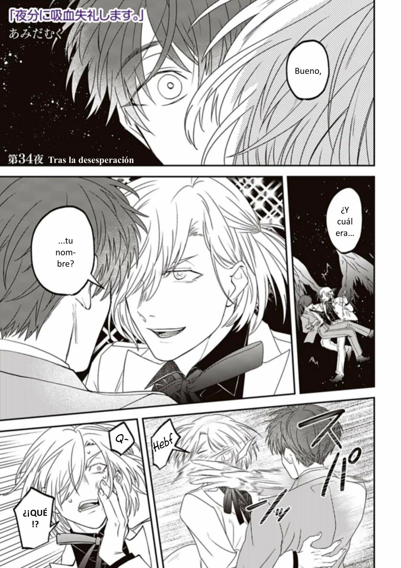 Yabun ni Kyuuketsu Shitsureishimasu. - Capítulo 34 manhwa