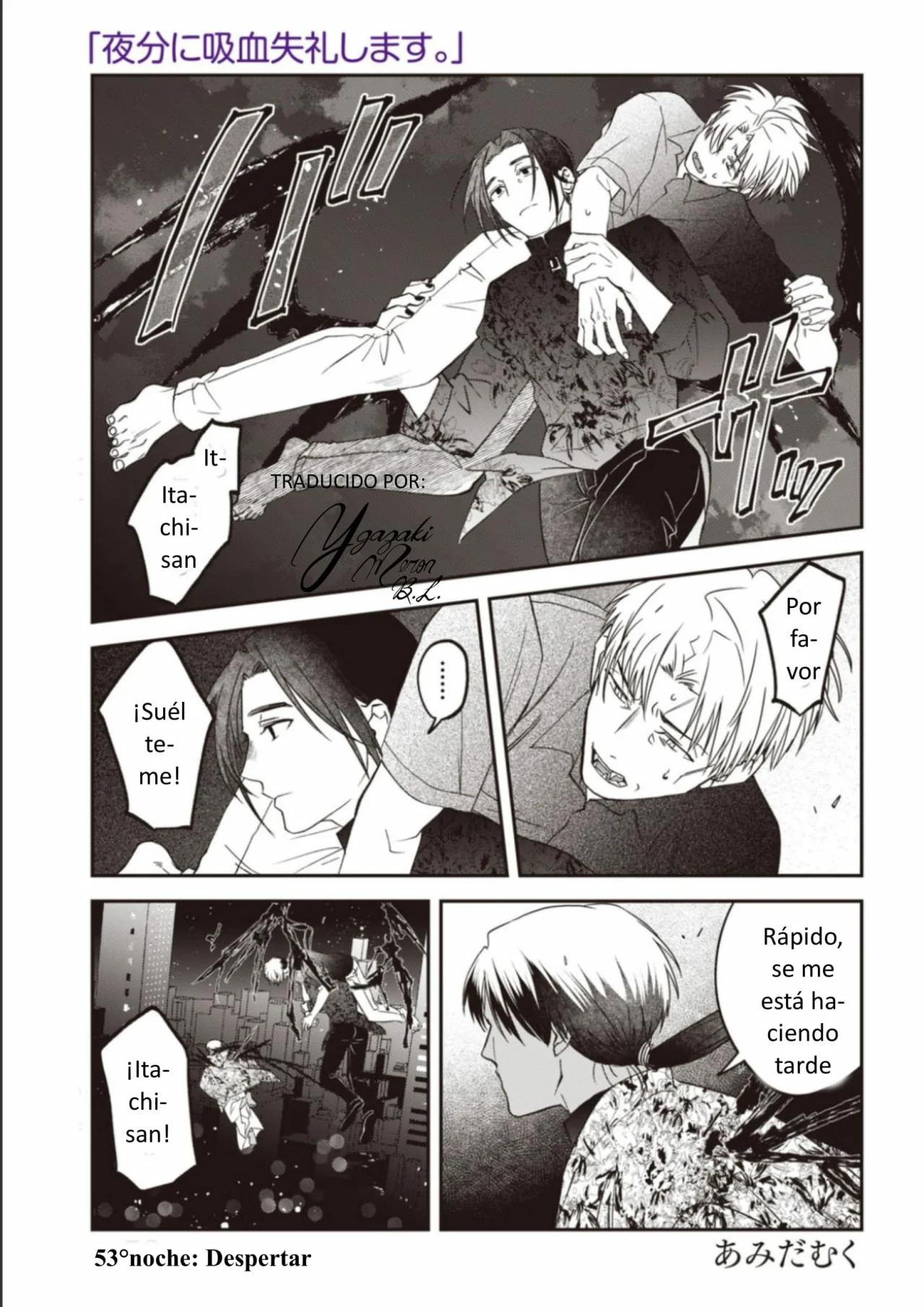 Yabun ni Kyuuketsu Shitsureishimasu. - Capítulo 53 manhwa