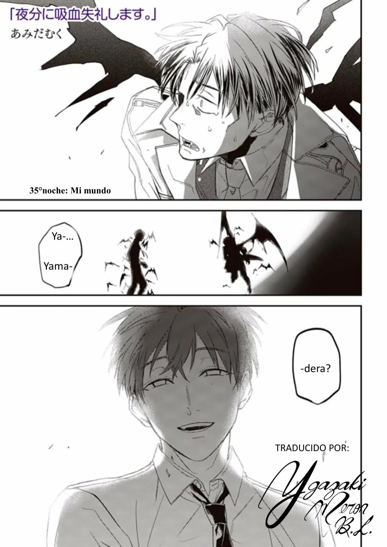 Yabun ni Kyuuketsu Shitsureishimasu. - Capítulo 35 manhwa