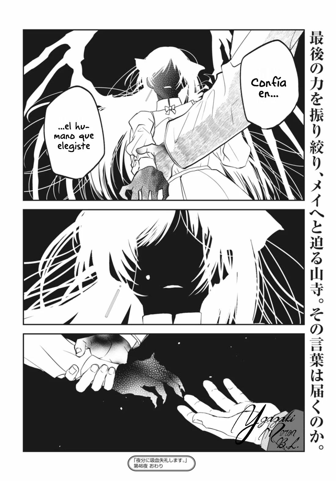Yabun ni Kyuuketsu Shitsureishimasu. - Capítulo 46 3 manhwa