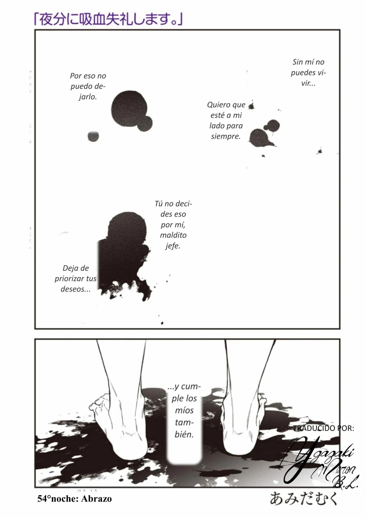 Yabun ni Kyuuketsu Shitsureishimasu. - Capítulo 54 manhwa