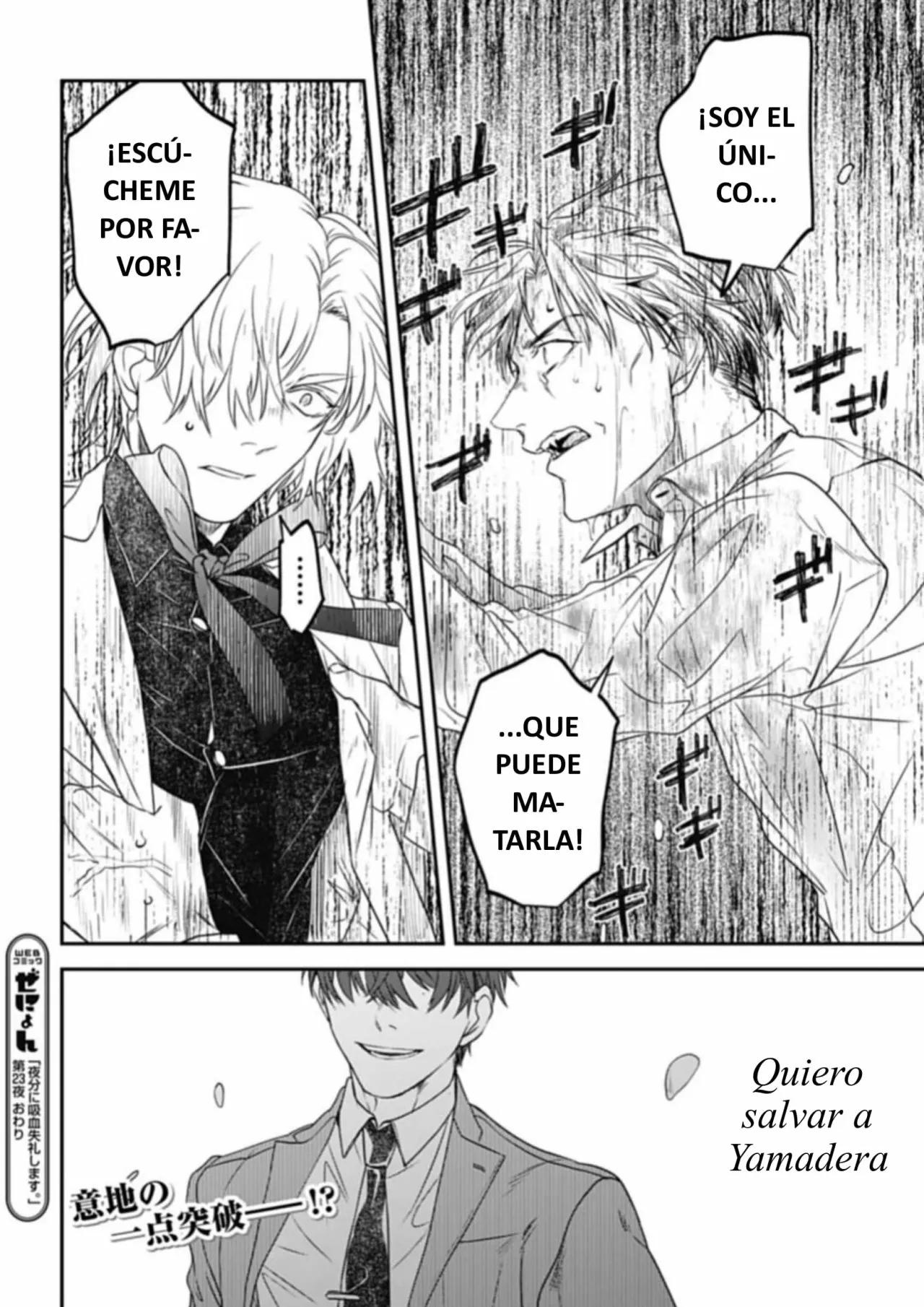 Yabun ni Kyuuketsu Shitsureishimasu. - Capítulo 23 3 manhwa