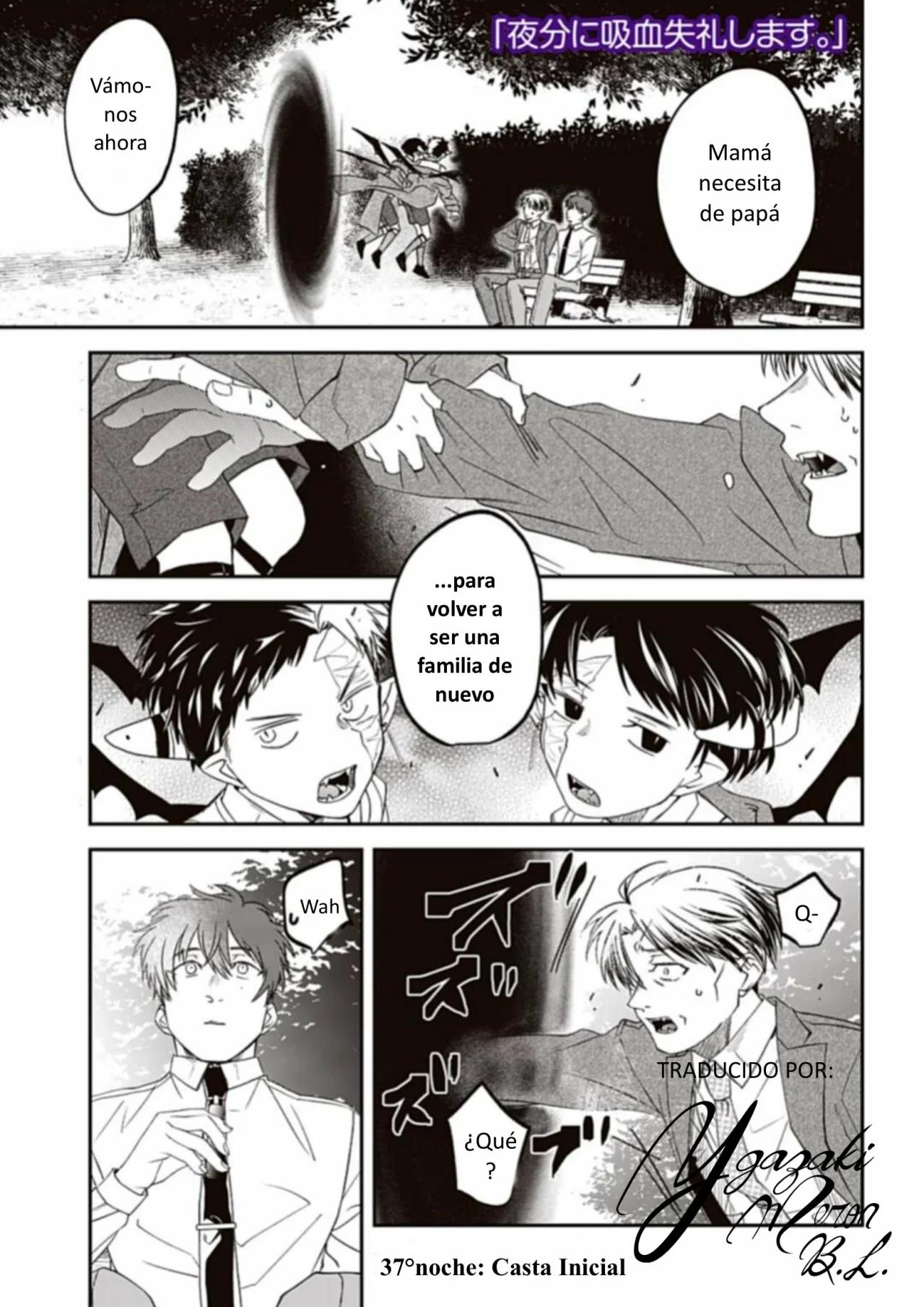 Yabun ni Kyuuketsu Shitsureishimasu. - Capítulo 37 manhwa