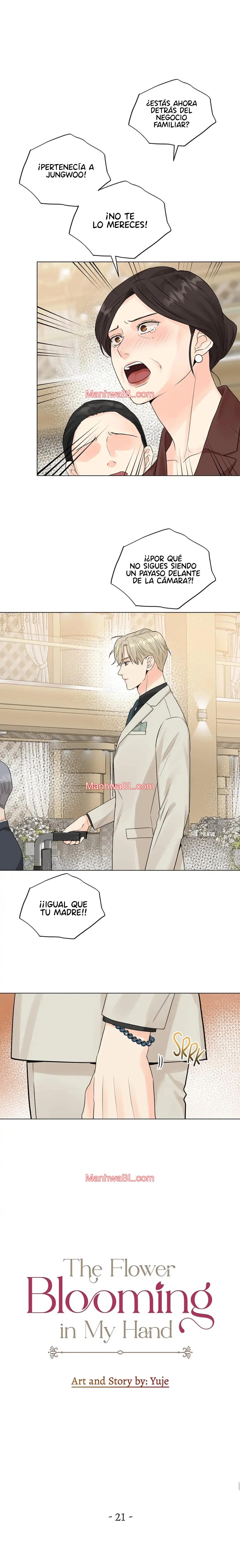 The Flower Blooming in My Hand - Capítulo 21 manhwa