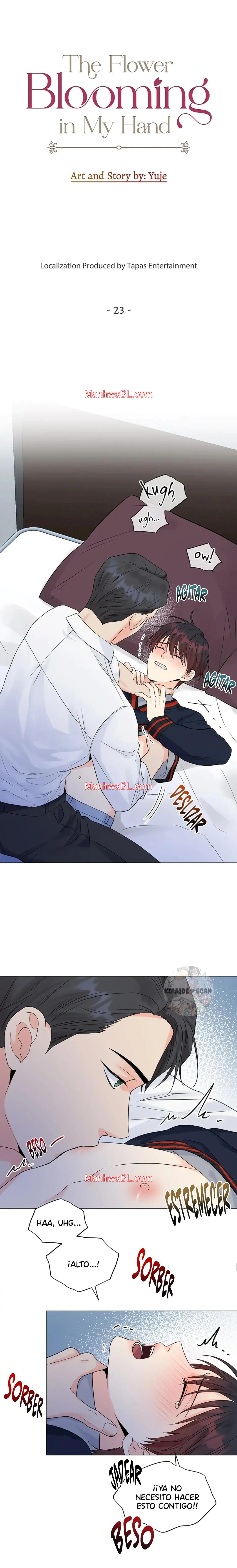 The Flower Blooming in My Hand - Capítulo 23 manhwa