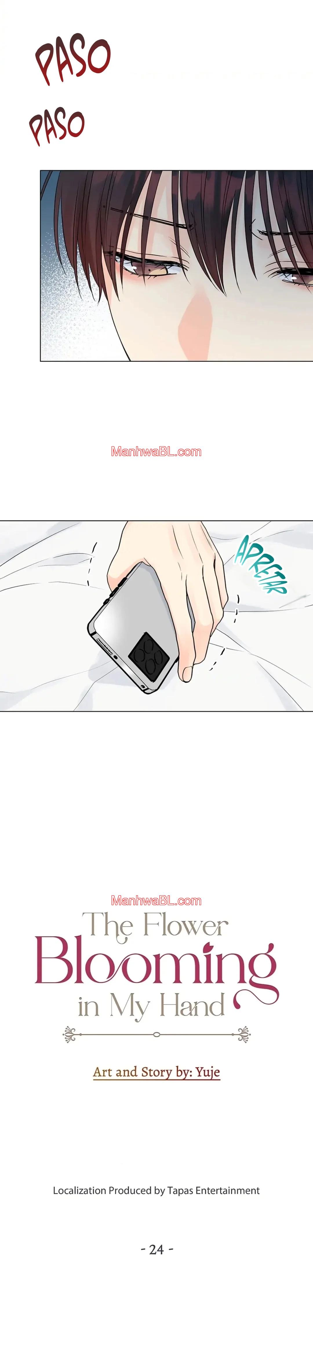 The Flower Blooming in My Hand - Capítulo 24 manhwa