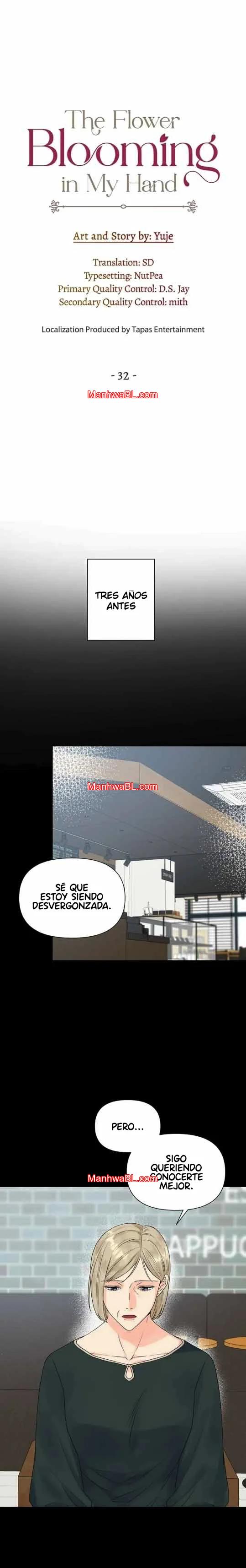 The Flower Blooming in My Hand - Capítulo 32 manhwa