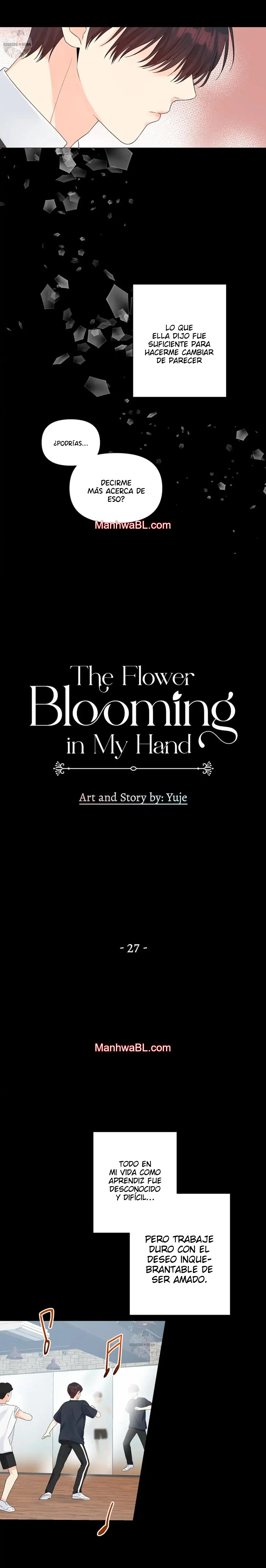 The Flower Blooming in My Hand - Capítulo 27 manhwa