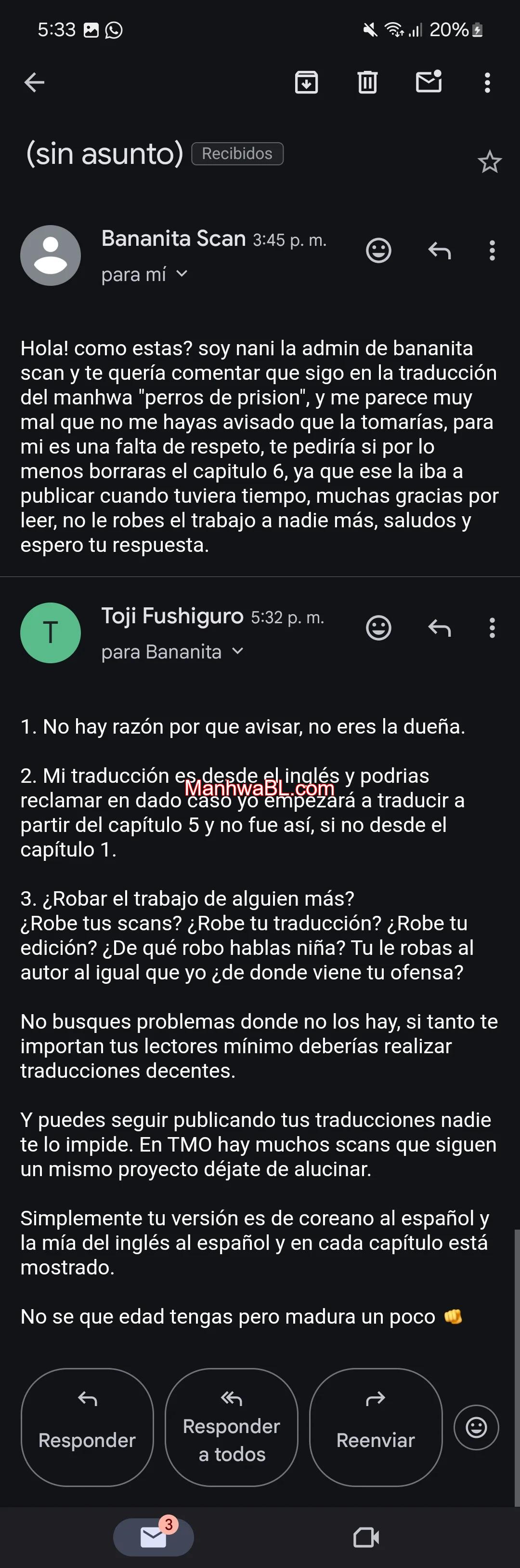 Perros de prisión - Capítulo 6.1 manhwa