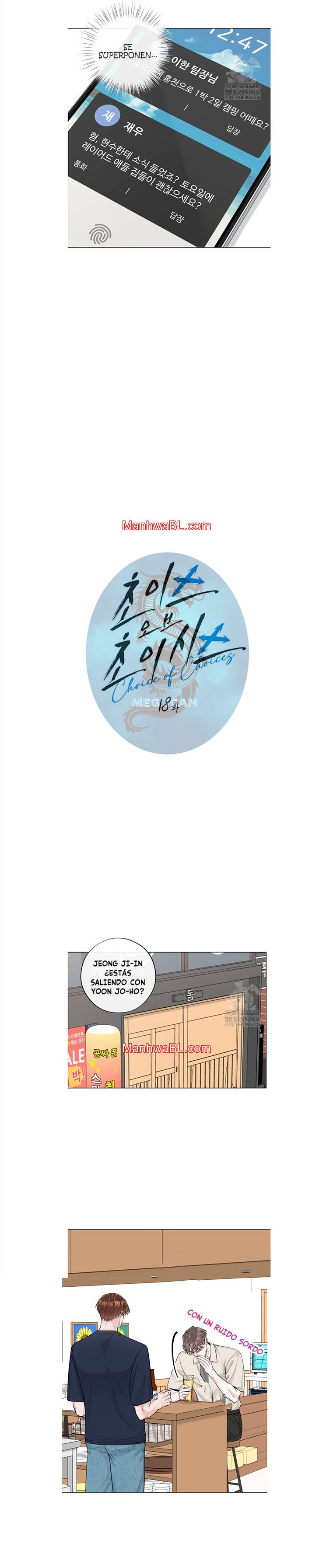 De elección a elección - Capítulo 18 manhwa