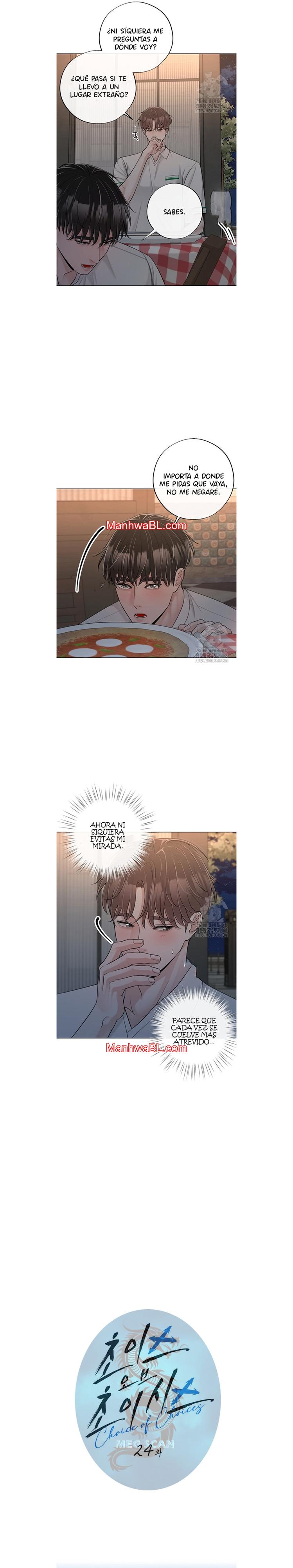 De elección a elección - Capítulo 24 manhwa