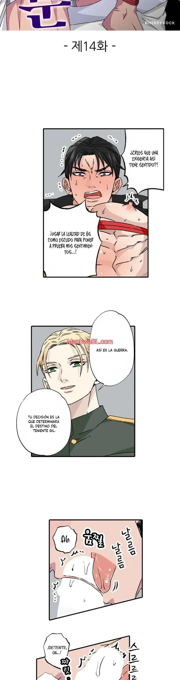 La tortura del agujero de un soldado testarudo - Capítulo 14 manhwa