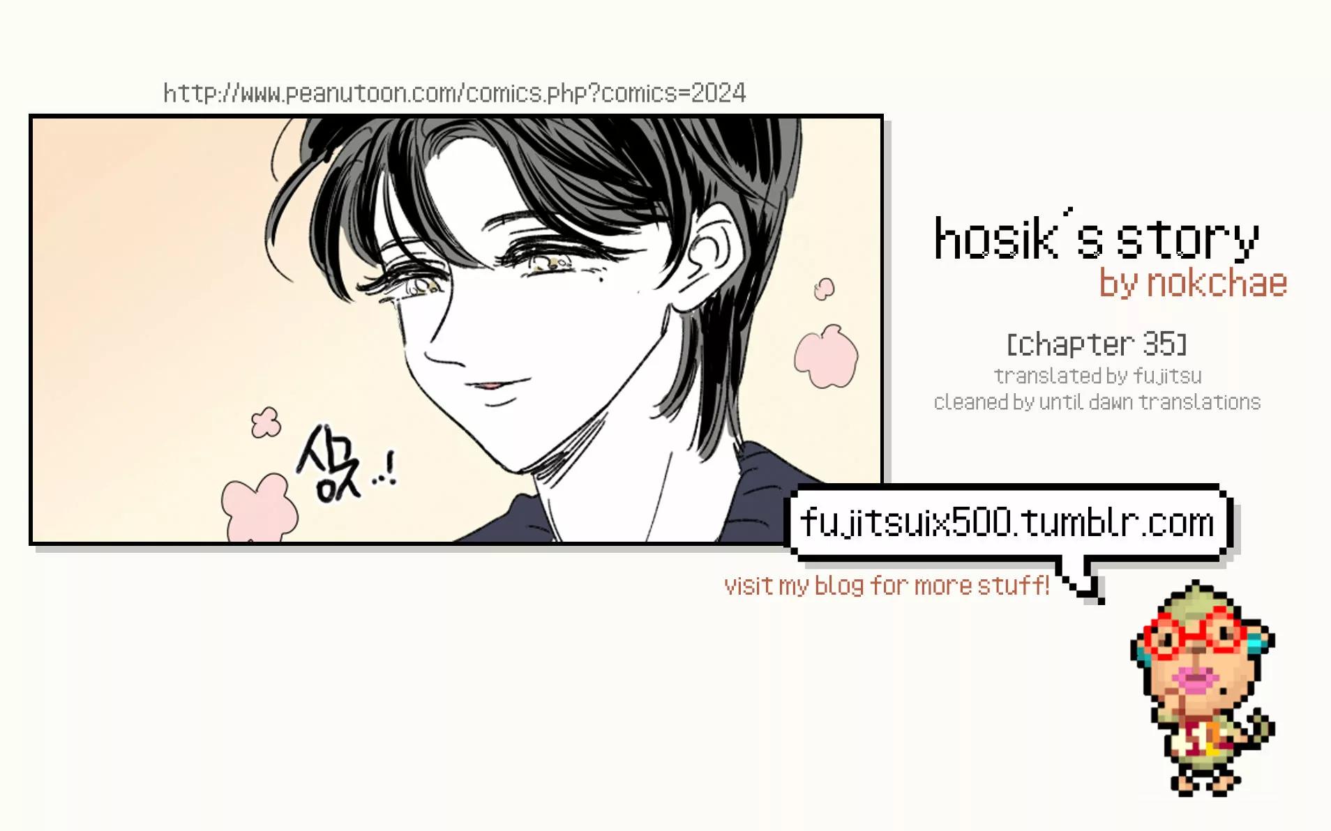 ¡Cuéntanos, Hosik! - Capítulo 35 manhwa