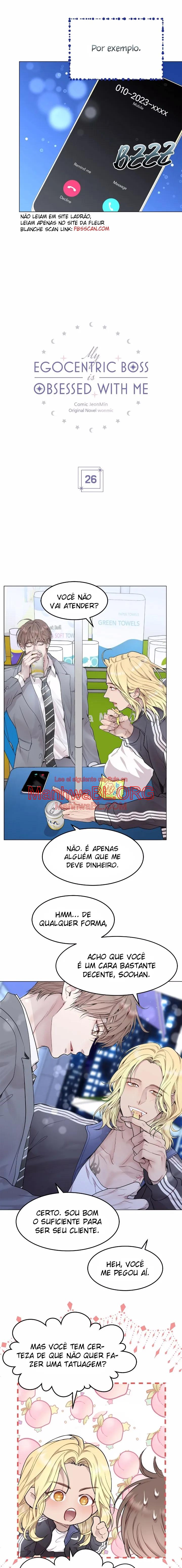 My Egocentric Boss is Obsessed With Me - Capítulo 26 manhwa