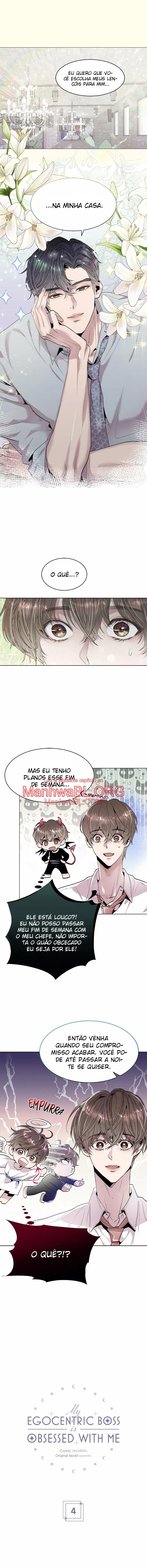 My Egocentric Boss is Obsessed With Me - Capítulo 4 manhwa