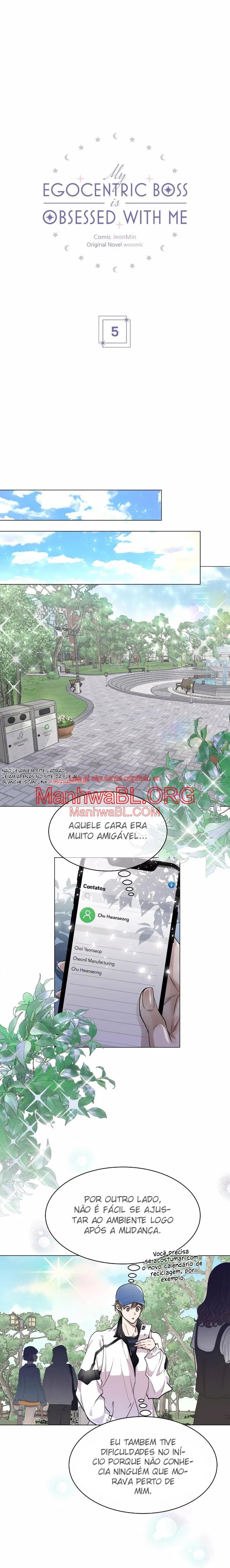 My Egocentric Boss is Obsessed With Me - Capítulo 5 manhwa