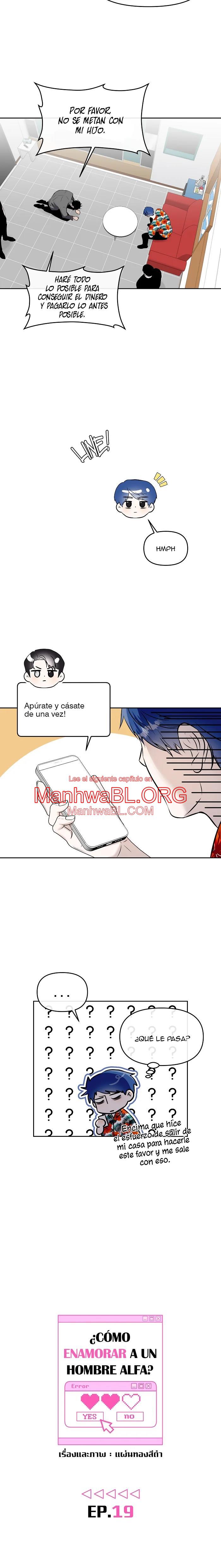 ¿Cómo enamorar a un hombre alfa? - Capítulo 19 manhwa