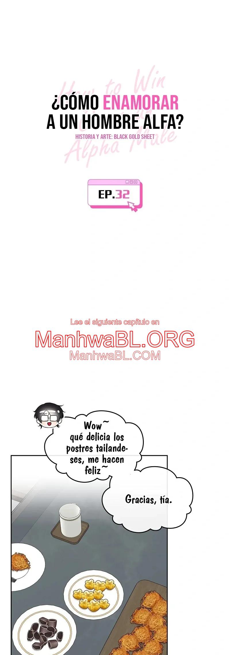 ¿Cómo enamorar a un hombre alfa? - Capítulo 32 manhwa