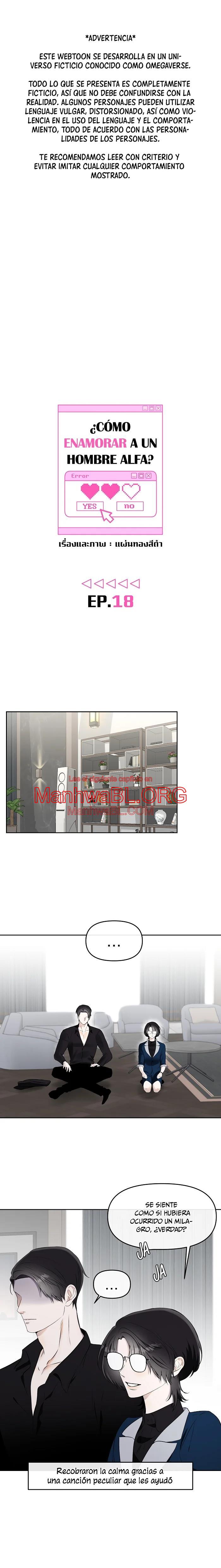 ¿Cómo enamorar a un hombre alfa? - Capítulo 18 manhwa