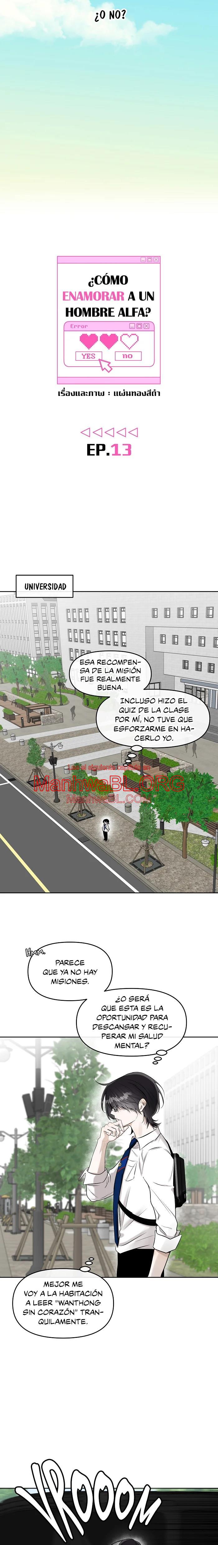 ¿Cómo enamorar a un hombre alfa? - Capítulo 13 manhwa