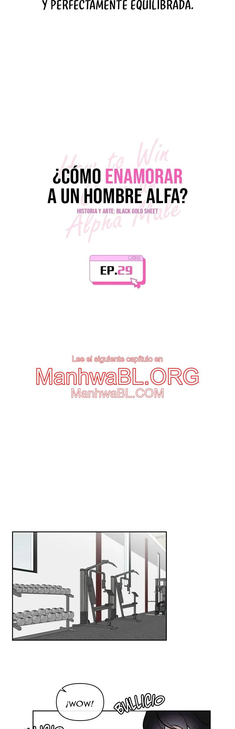 ¿Cómo enamorar a un hombre alfa? - Capítulo 29 manhwa