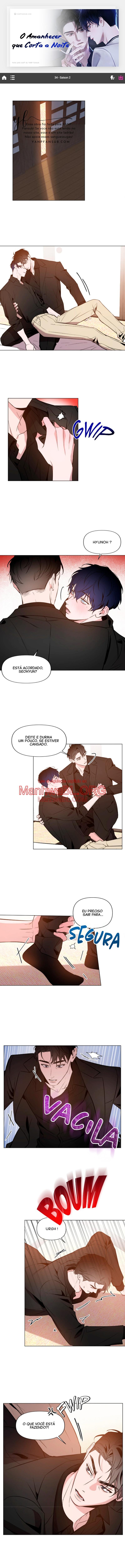 Amanhecer que Corta a Noite - Capítulo 34 manhwa