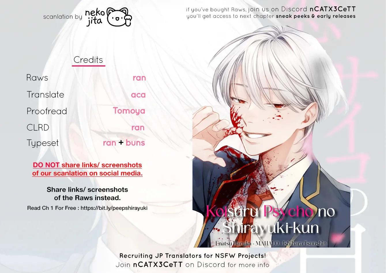 El psicópata enamorado Shirayuki - Capítulo 2 3 manhwa