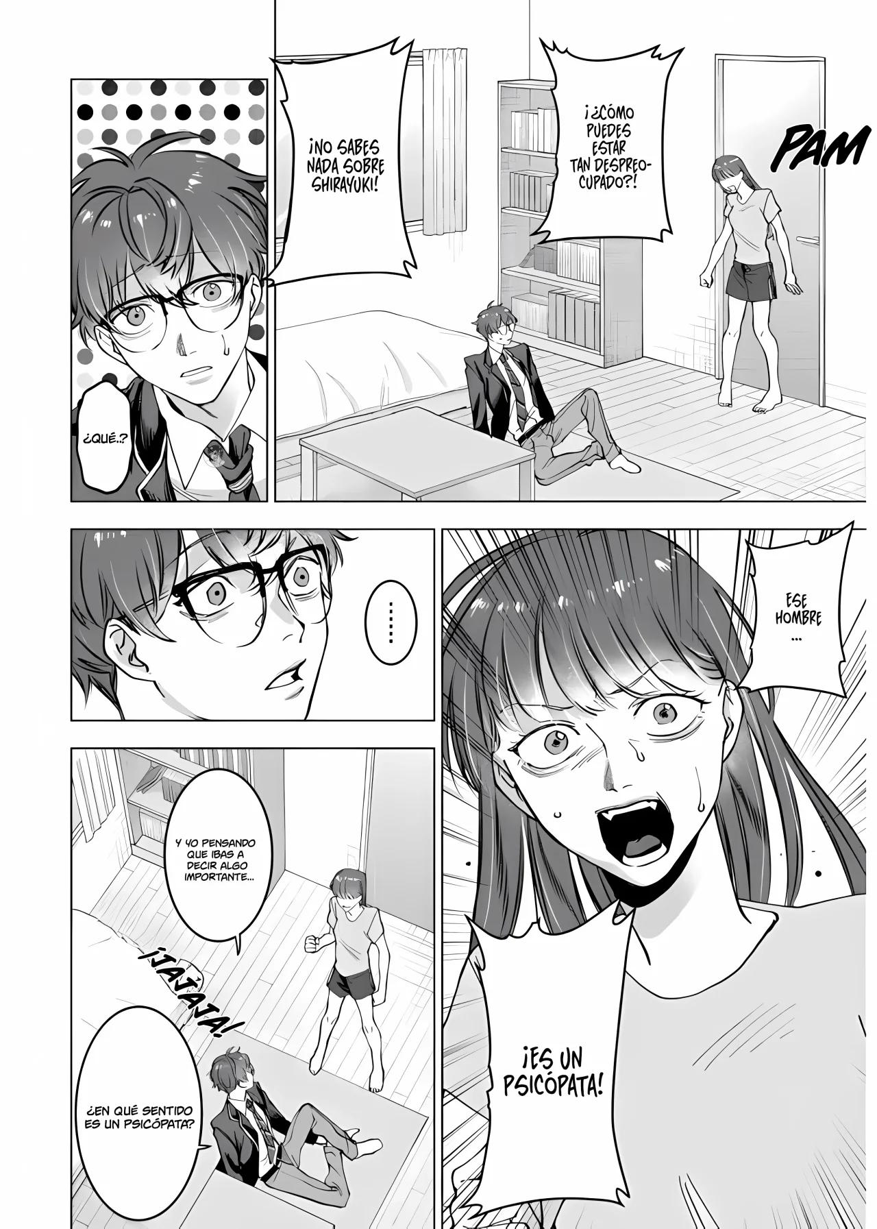 El psicópata enamorado Shirayuki - Capítulo 12 manhwa