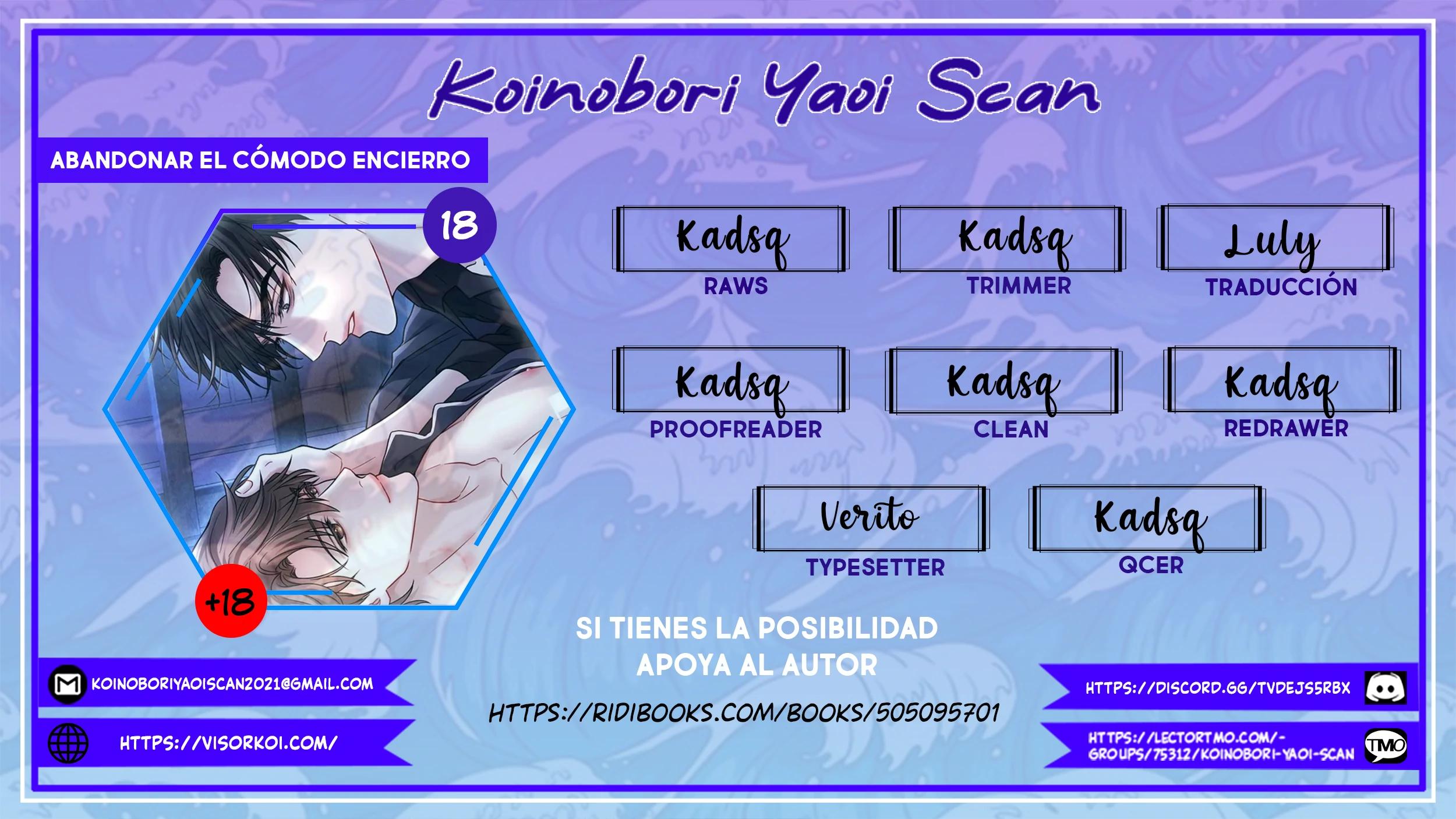 Abandonar el cómodo encierro - Capítulo 18 manhwa