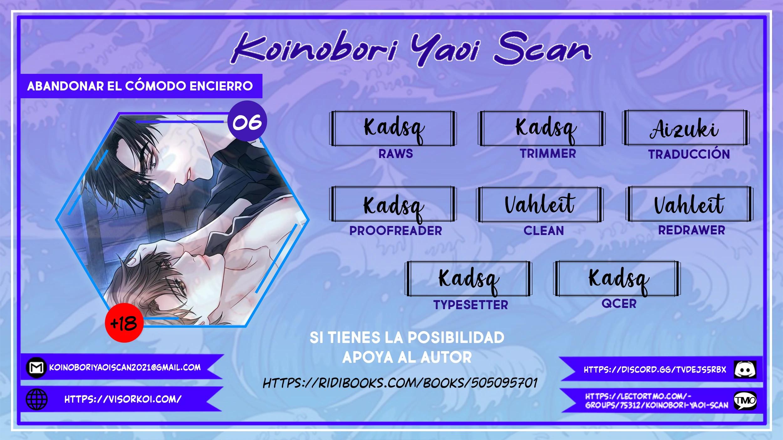 Abandonar el cómodo encierro - Capítulo 6 manhwa