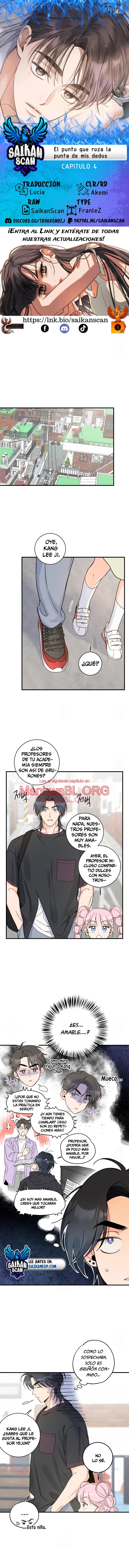 El punto que rozan mis dedos - Capítulo 4 manhwa